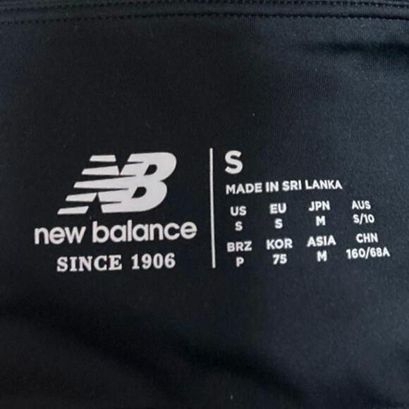New Balance Q SPEED Shape Shield Black Skinny High Rise Workout Leggings Pants S - Picture 4 of 5